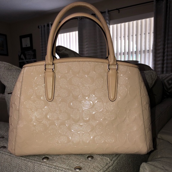 Coach | Bags | Coach Nude Twotoned Handbag | Poshmark